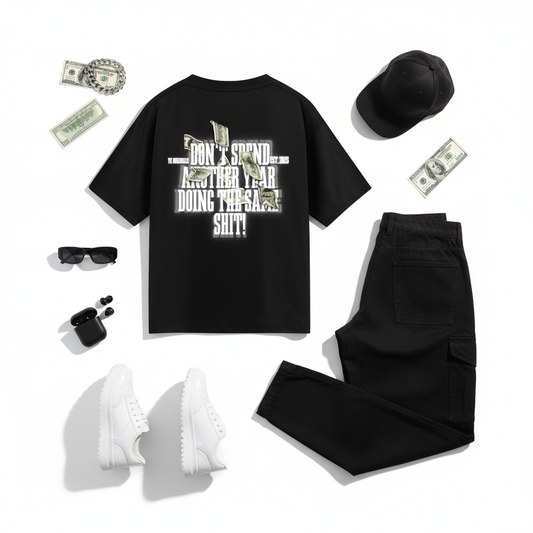 Don't Spend All Year Flat Lay