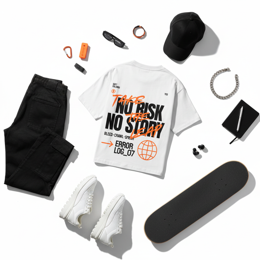 No Risk No Story Flat Lay