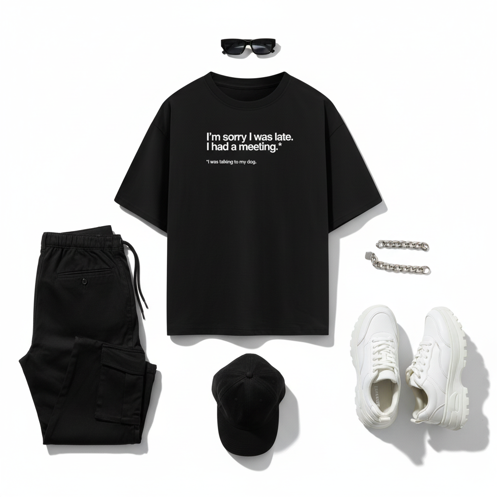 Dog Meeting Flat Lay