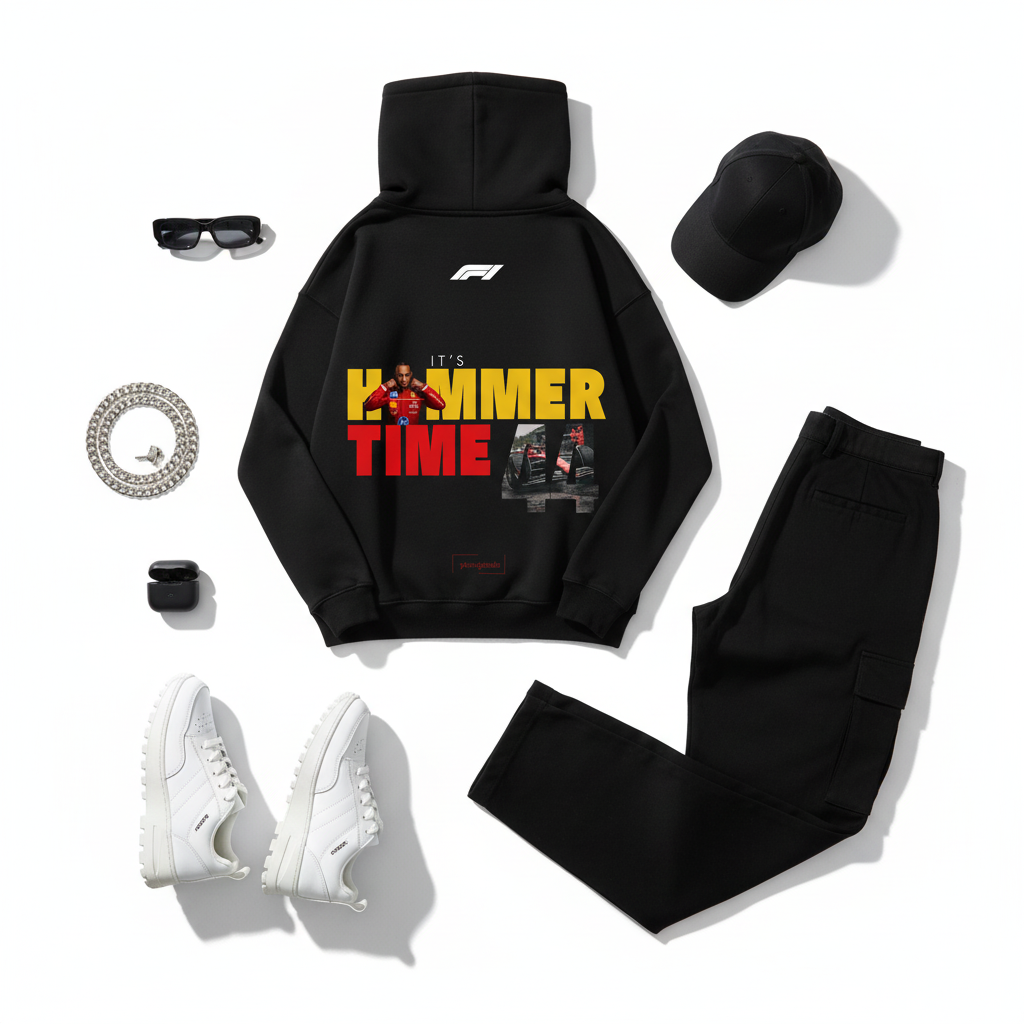 F1 Hoodie Flat Lay Exact