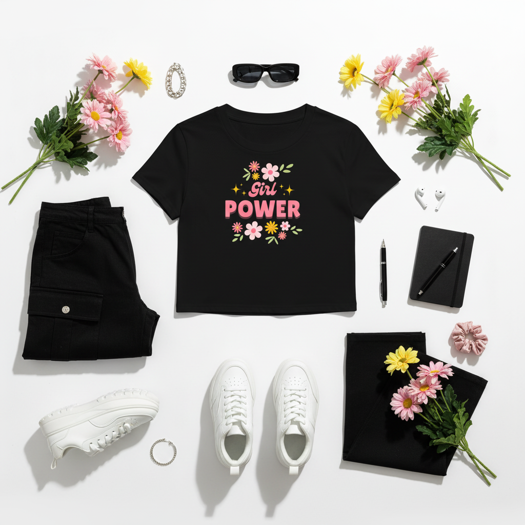 Girl Power Flat Lay