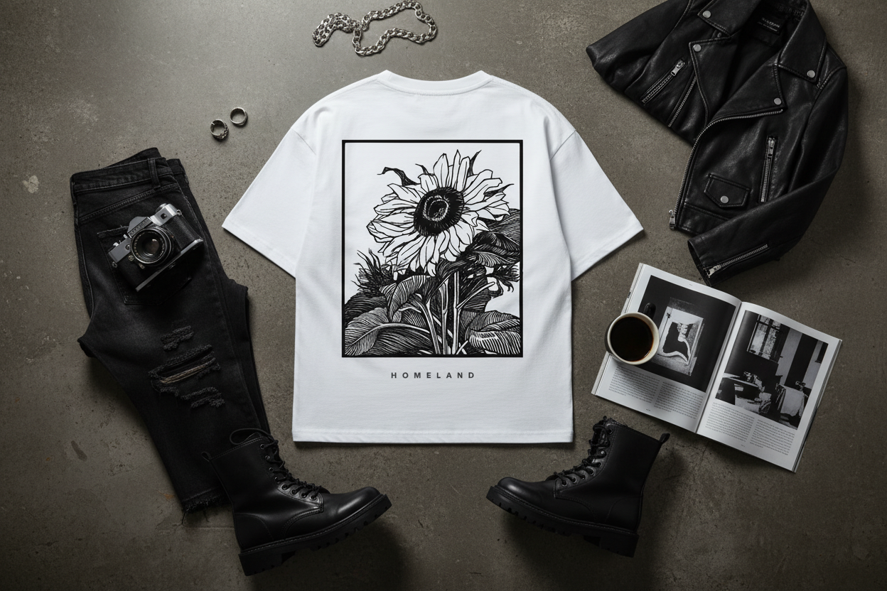 Homeland Back Urban Flat Lay