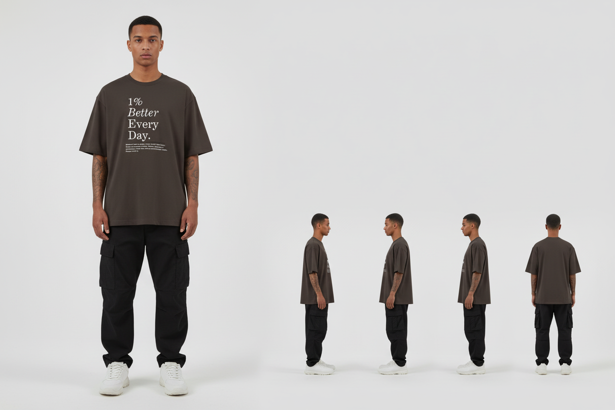 Men's Oversized 1% Better Tee