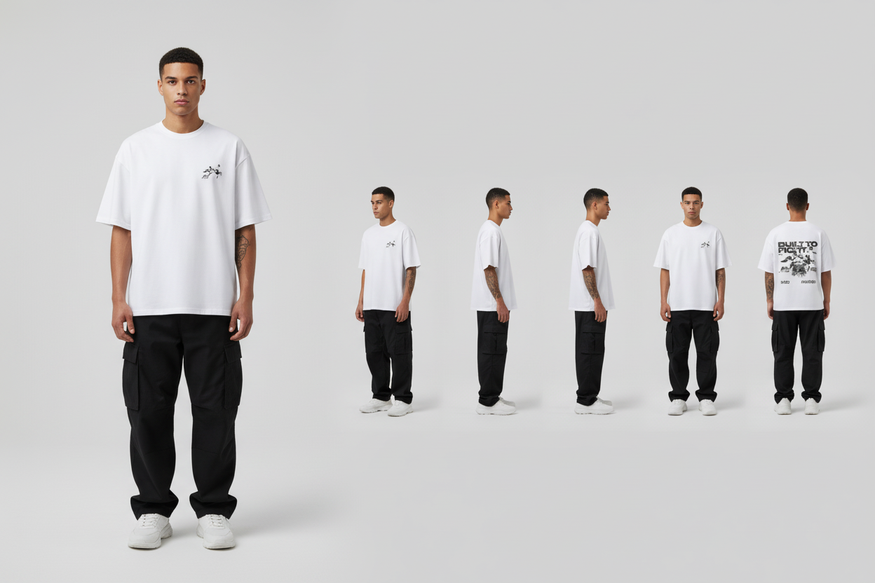 Men's Oversized Built to Fight Tee