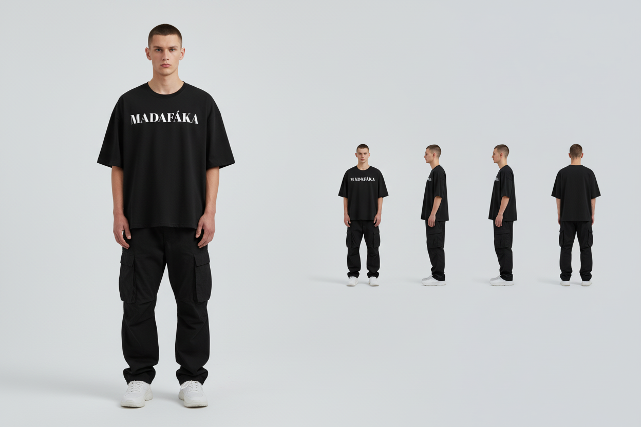 Men's Oversized MADAFÁKA Tee