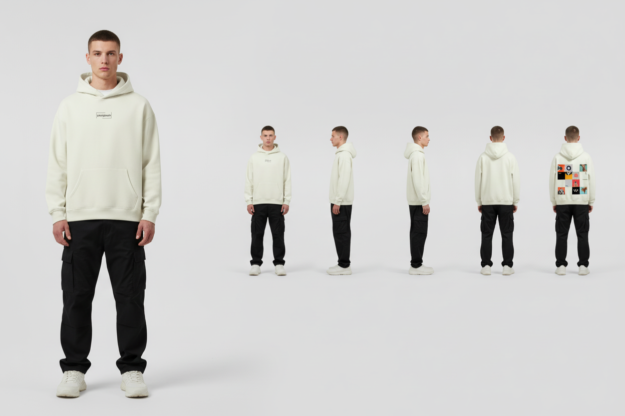 Men's Oversized Wear the Woof Hoodie