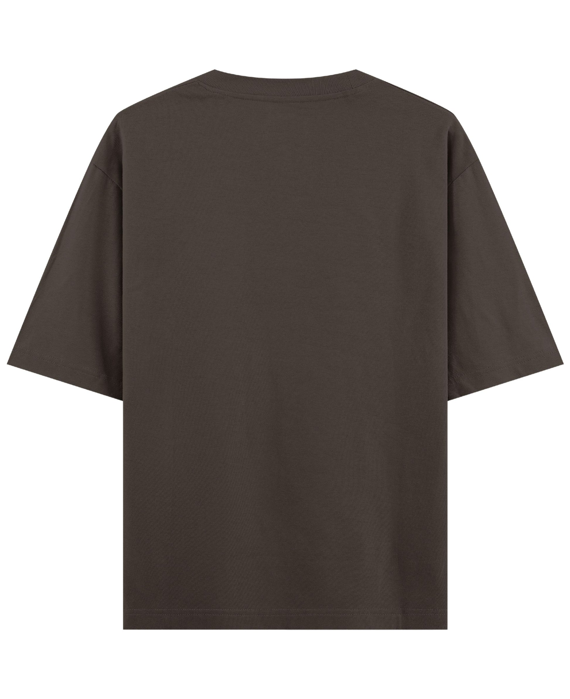 Coffee Oversized T-Shirt Back Design