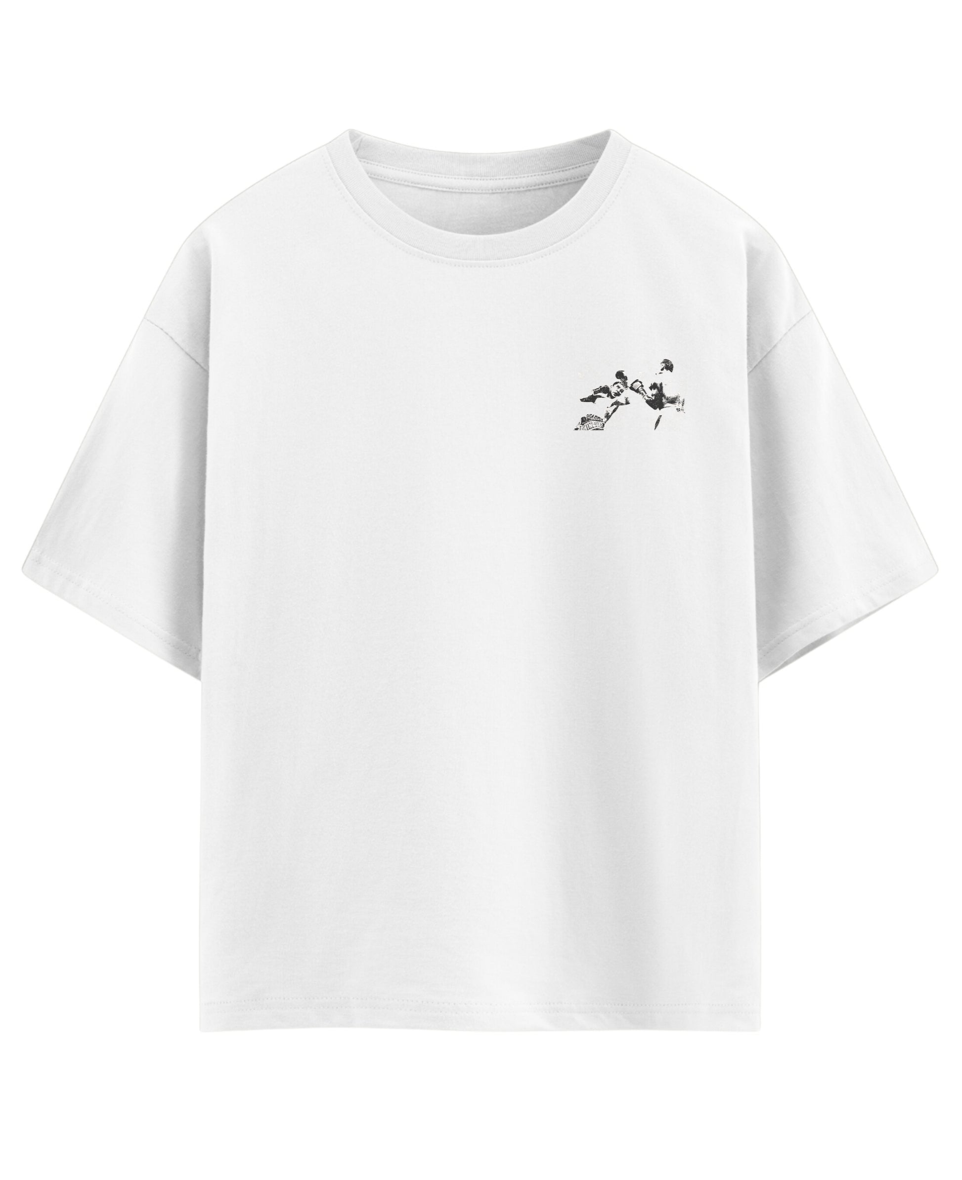 White Oversized T-shirt Front Design