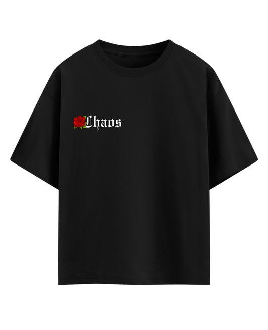 Black Oversized T-shirt Front Design