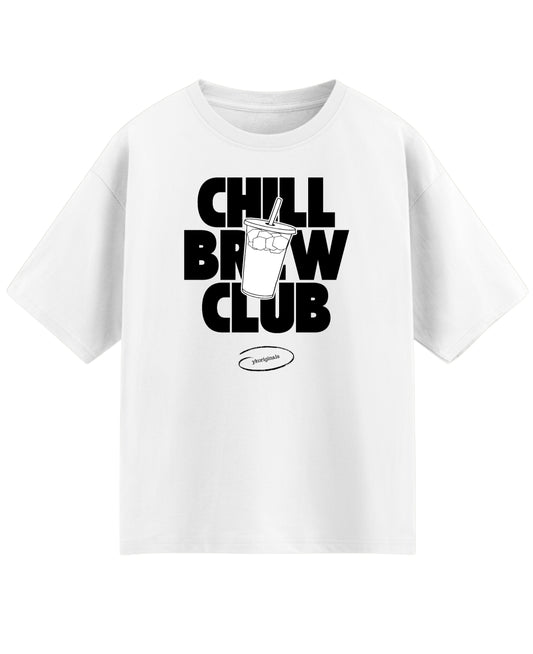 White Oversized T-shirt Front Design