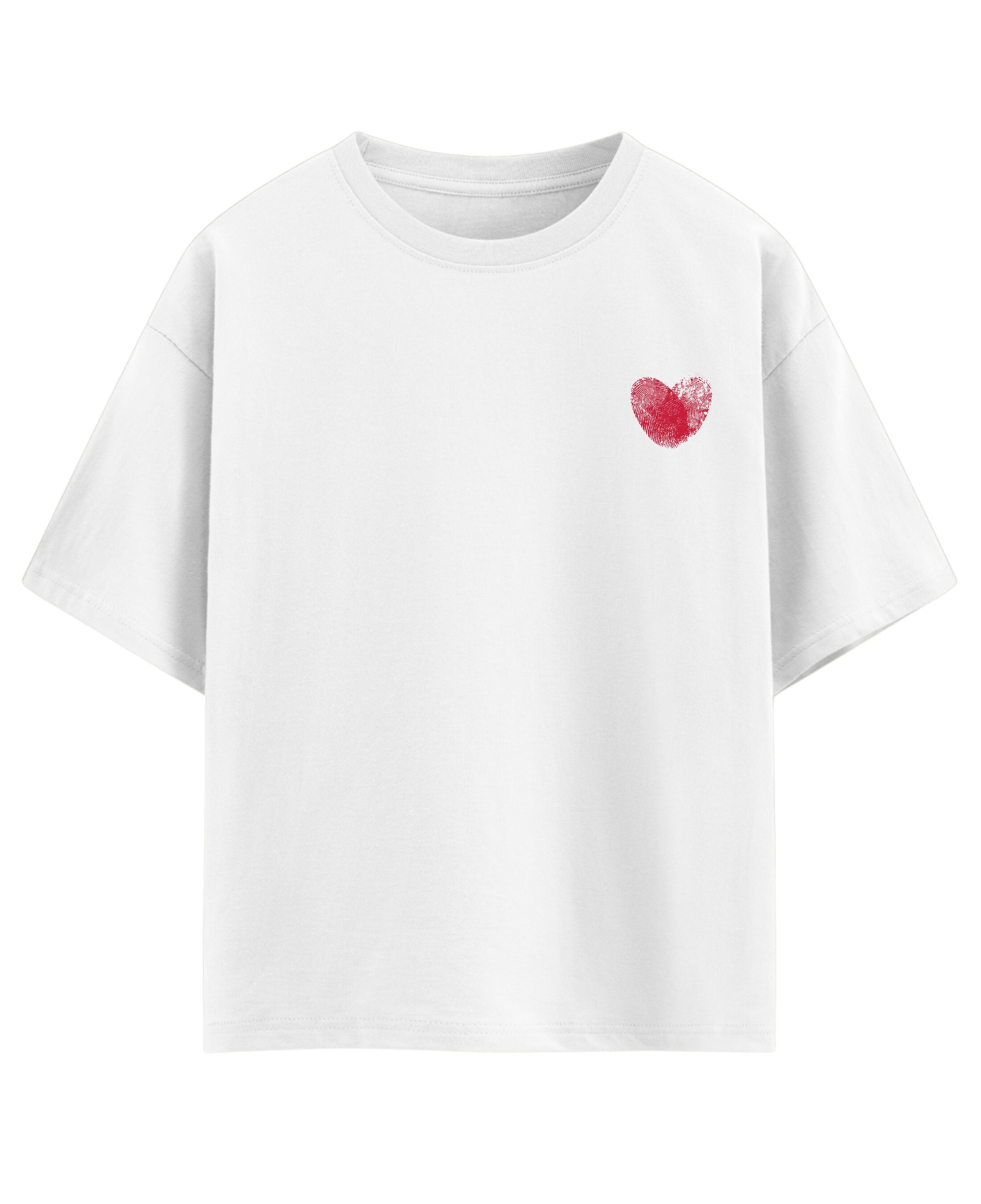 White Oversized T-shirt Front Design