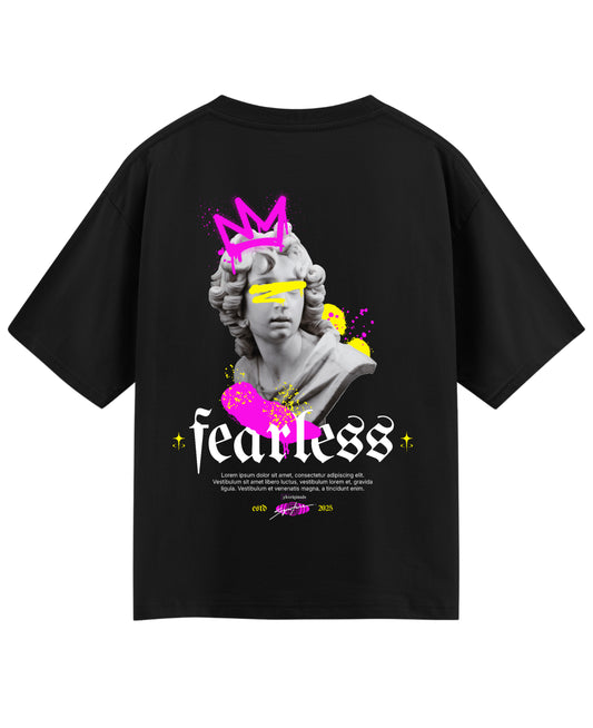 Black Oversized T-shirt Back Design