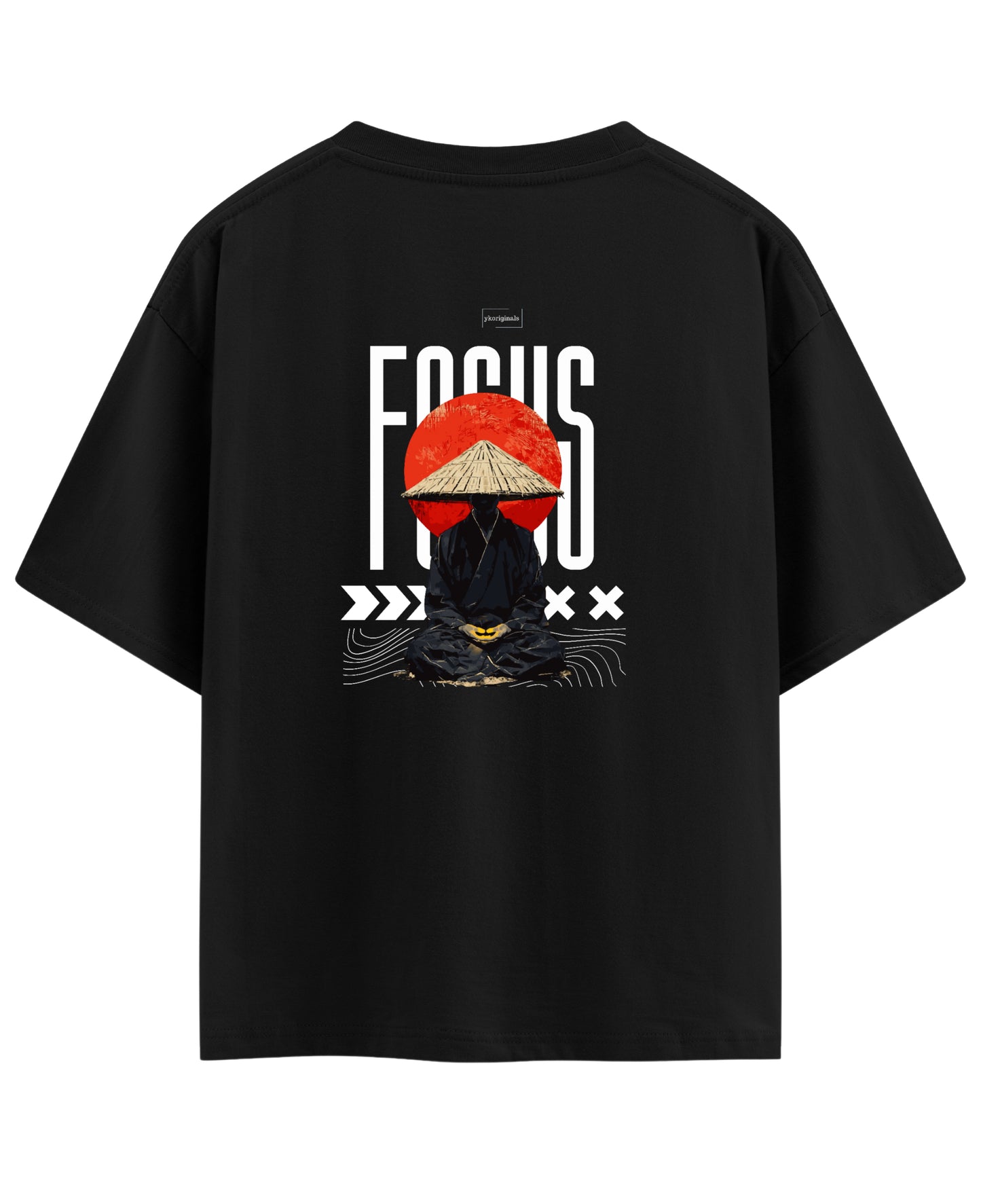 Black Oversized T-shirt Back Design