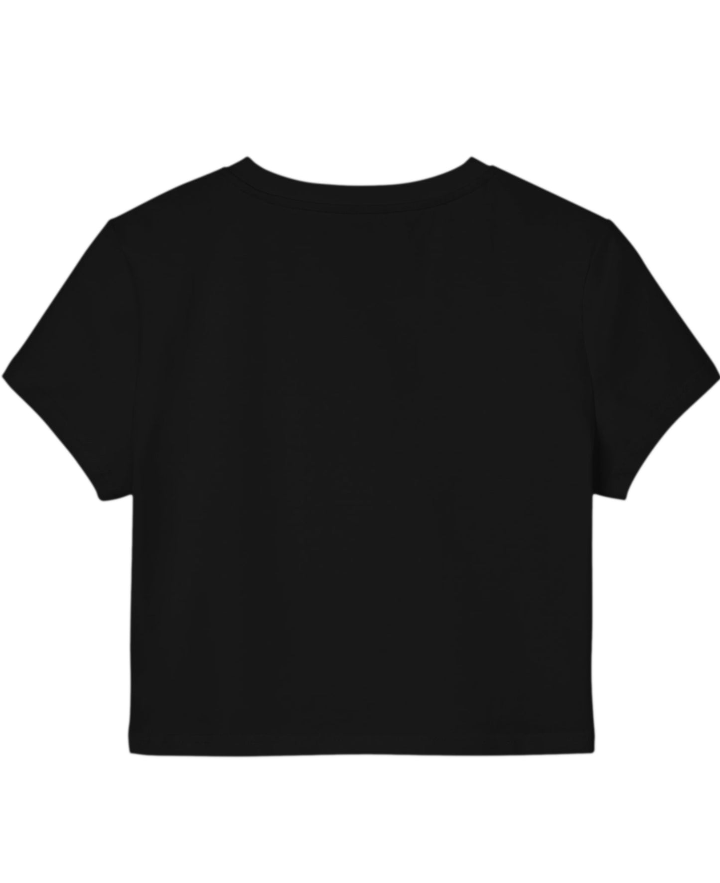 Black Baby Tee Back Design