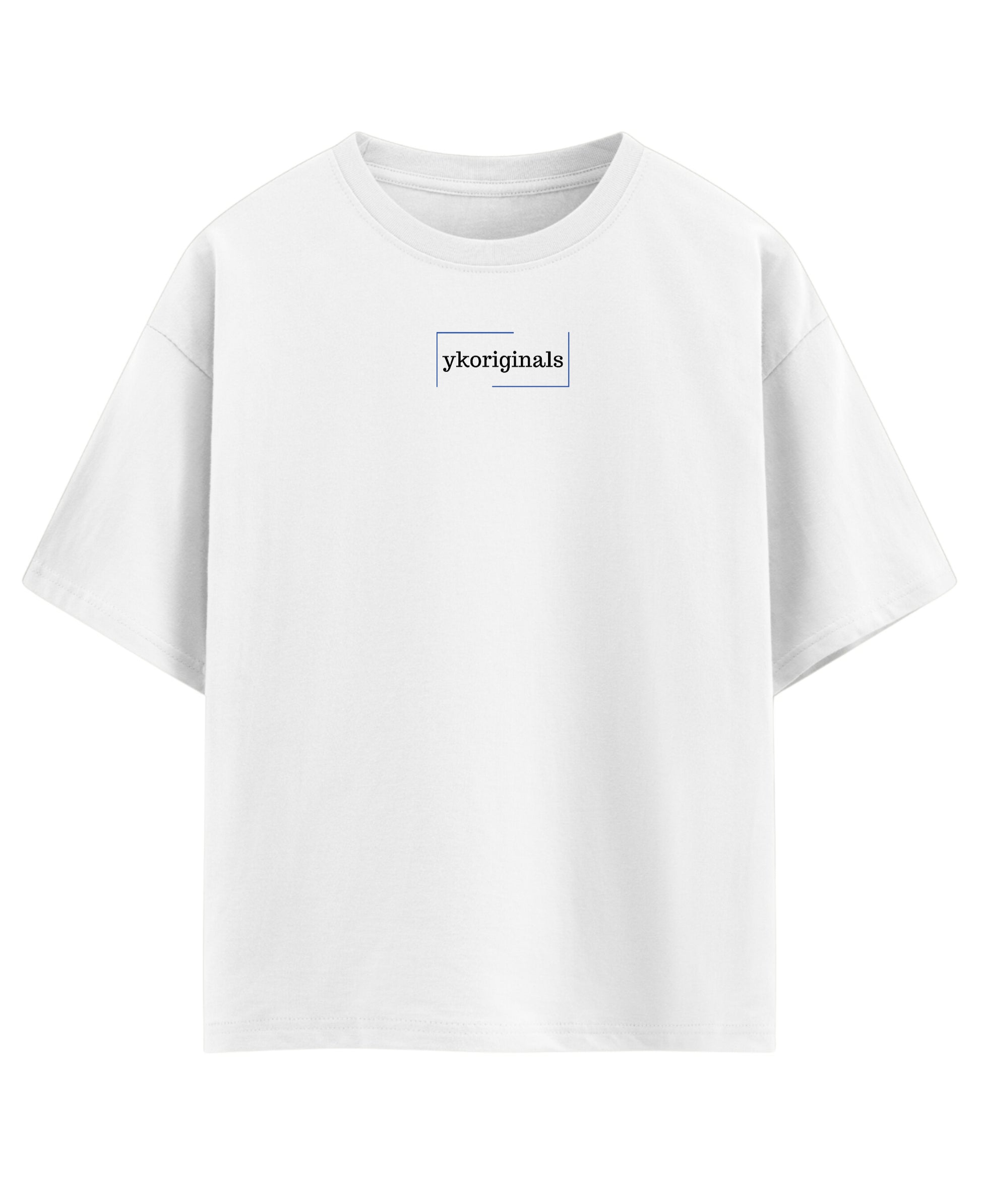 White Oversized T-shirt Front Design