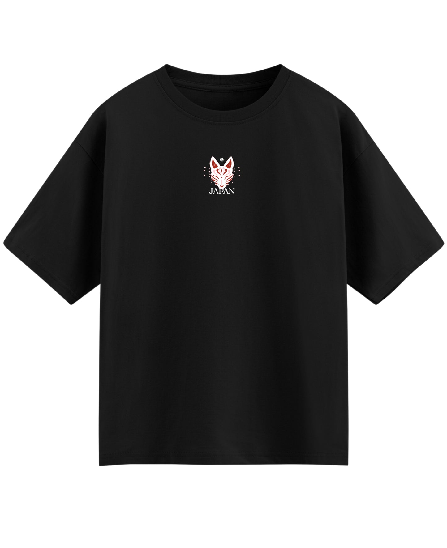 Black Oversized T-shirt Front Design