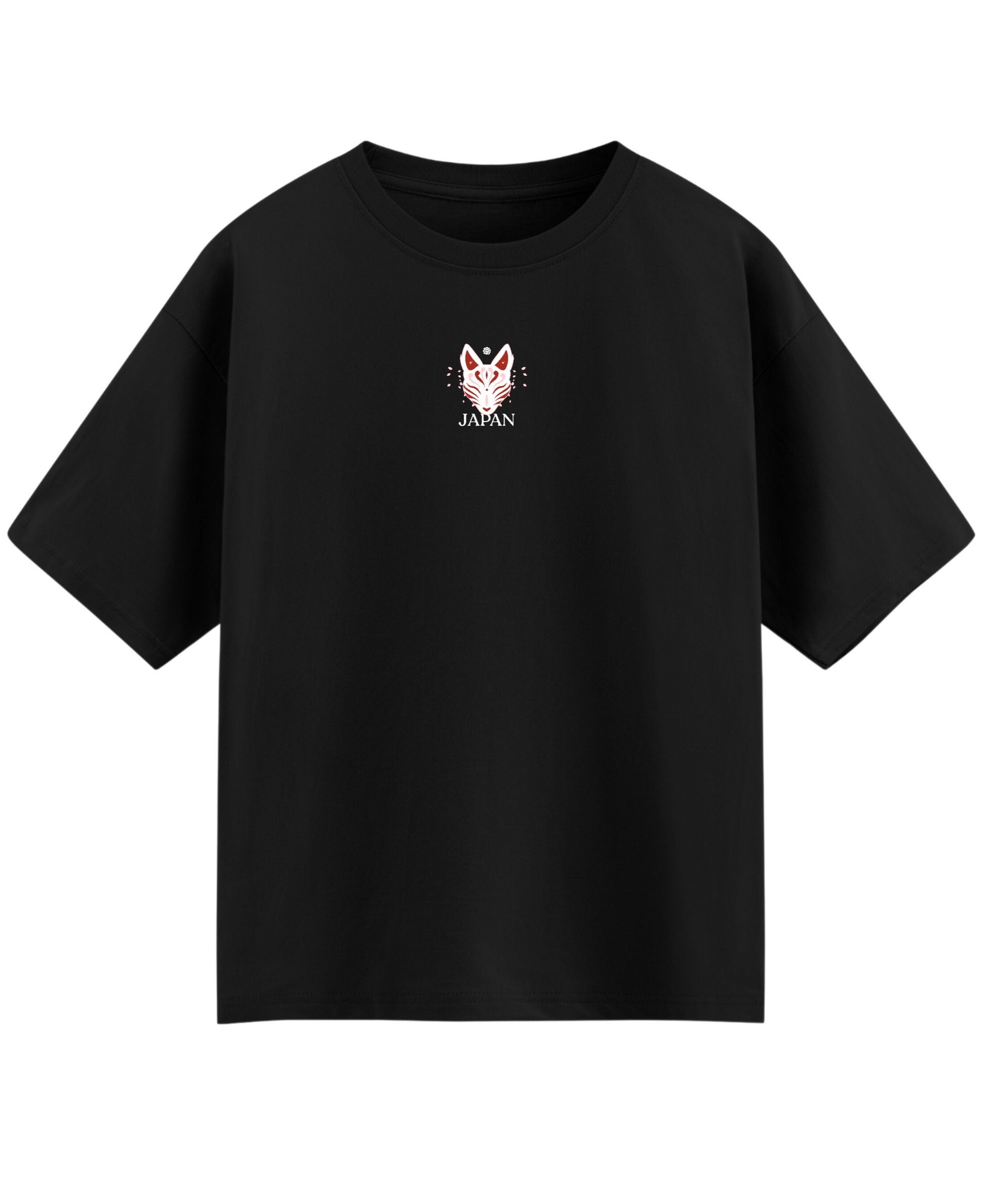 Black Oversized T-shirt Front Design