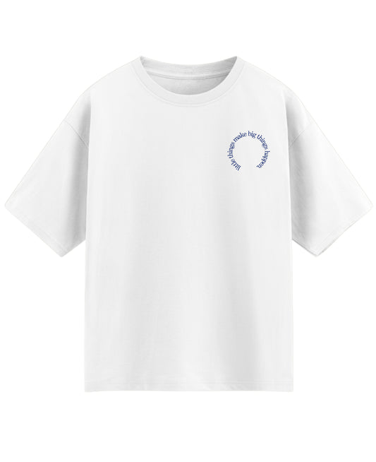 White Oversized T-shirt Front Design