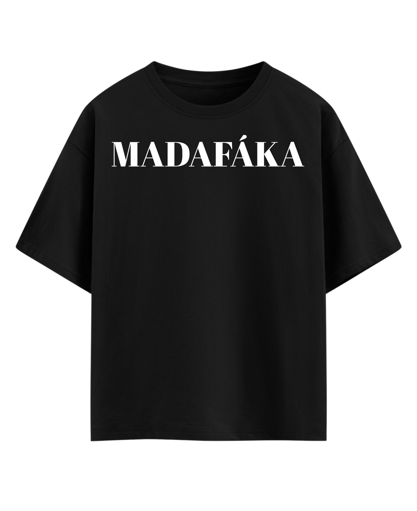 Black Oversized T-shirt Front Design