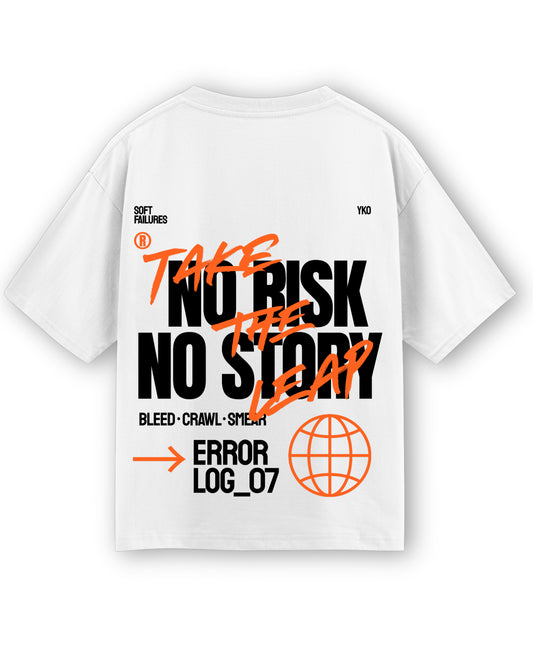 White Oversized T-shirt Back Design