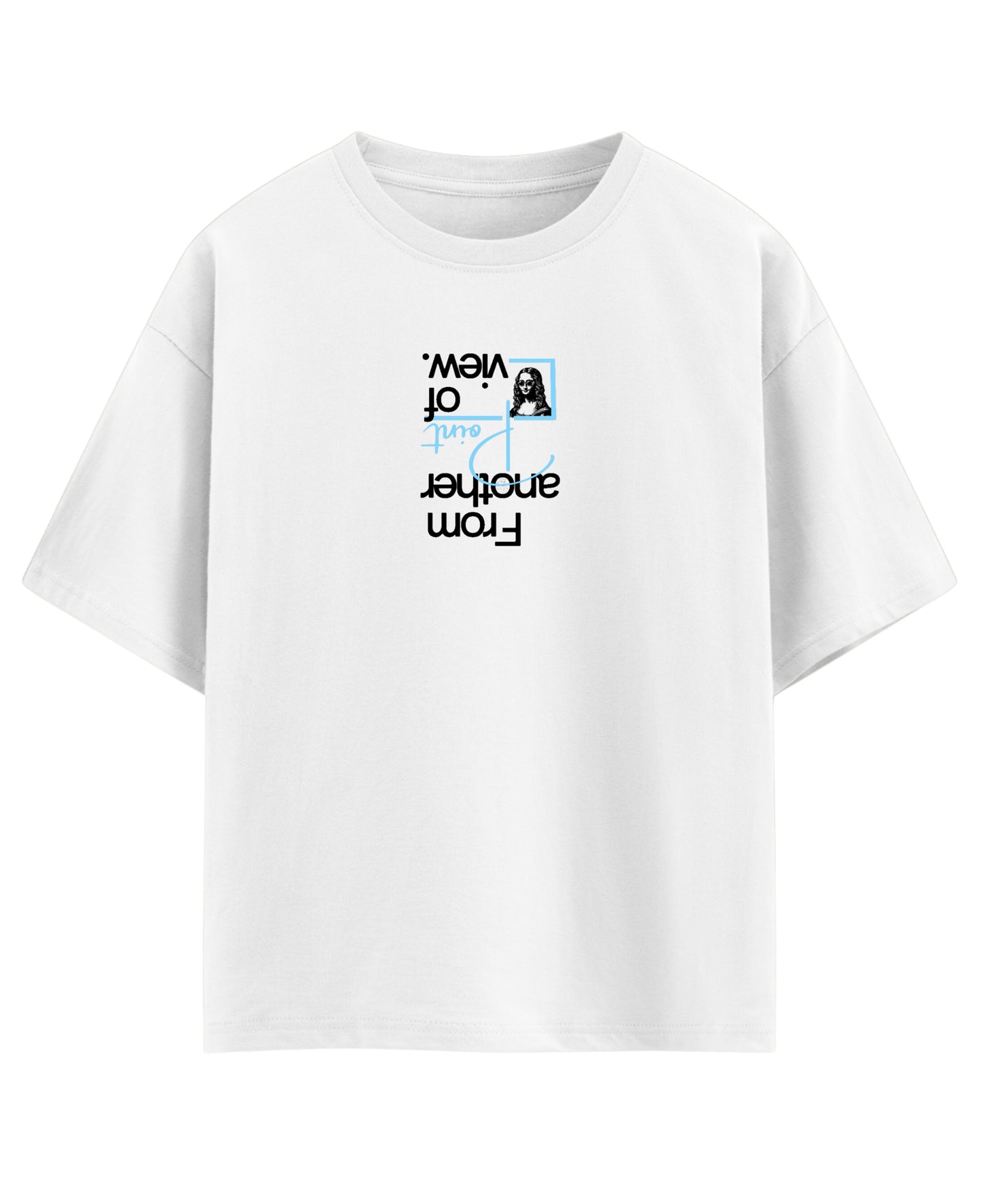 White Oversized T-shirt Front Design