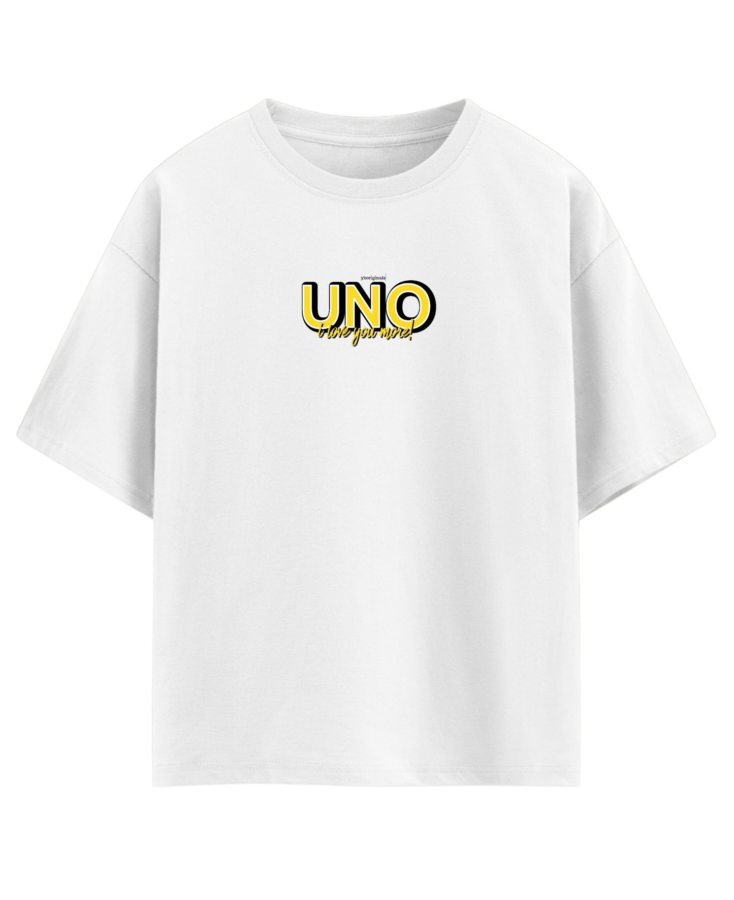 White Oversized T-shirt Front Design