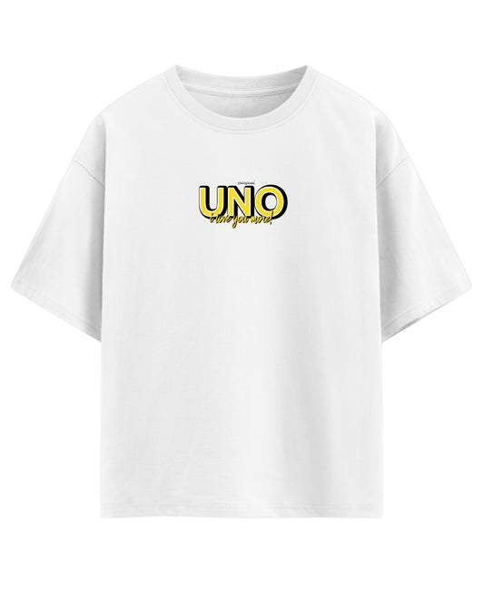 White Oversized T-shirt Front Design