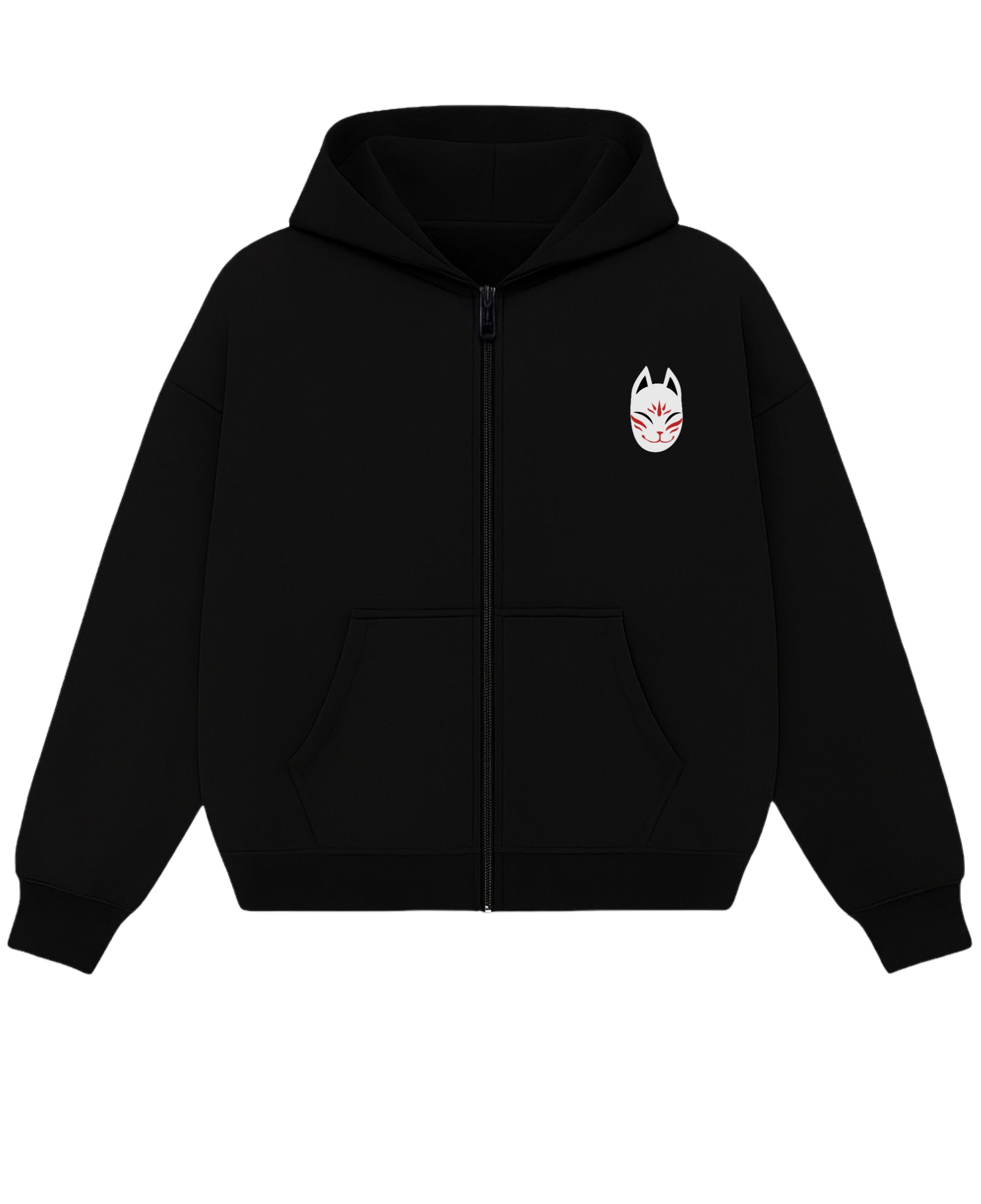Zipper Hoodie Front Design