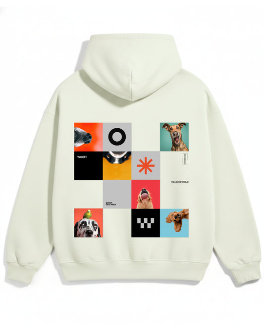 Off-White Oversized Hoodie Back Design