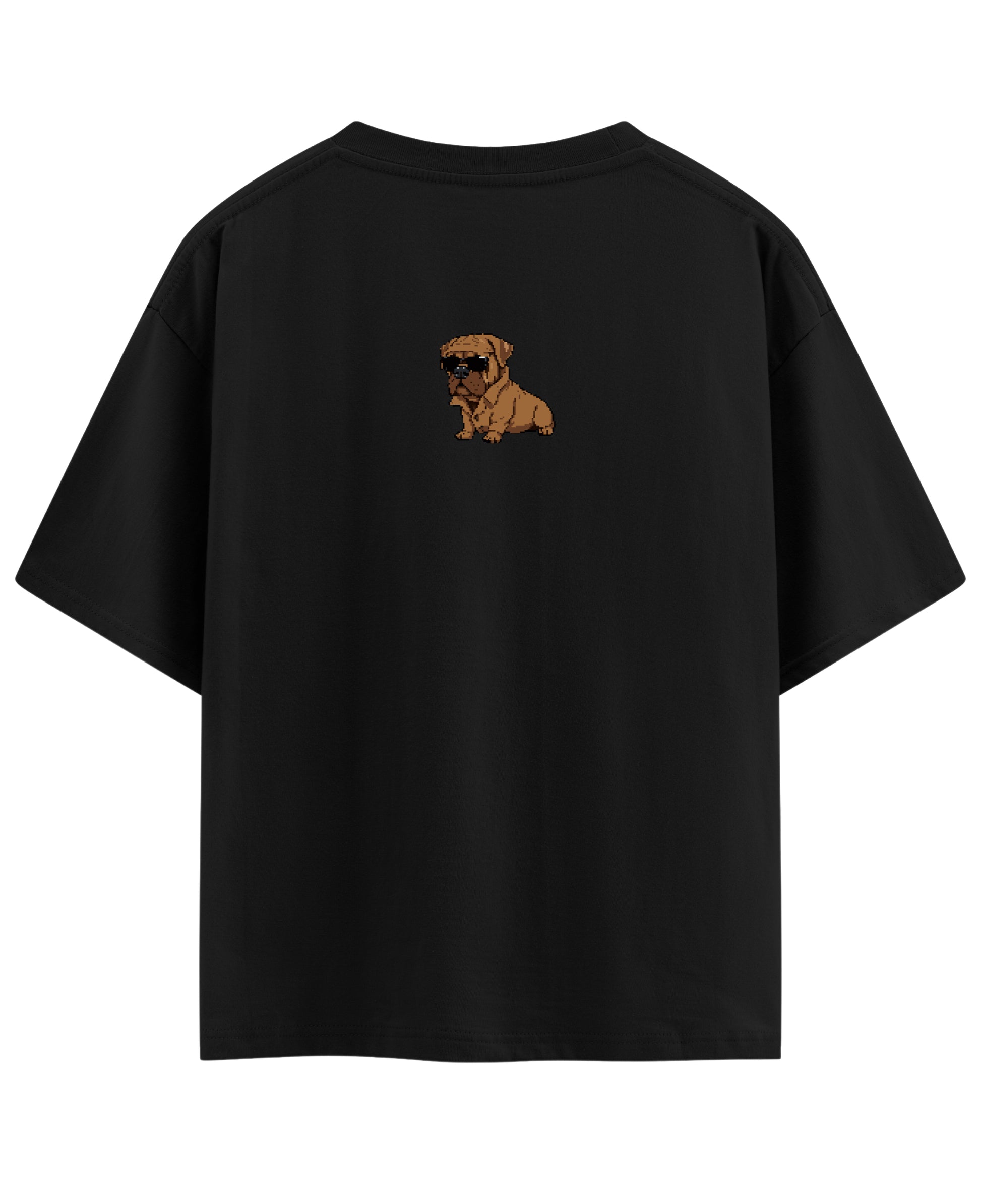 Black Oversized T-shirt Back Design