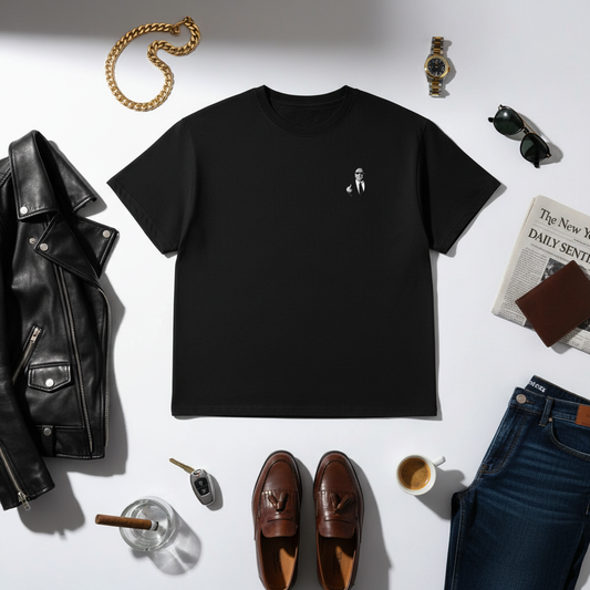 Premium Tony Soprano flat lay with luxury accessories