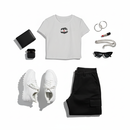 Pretty Gangster Flat Lay