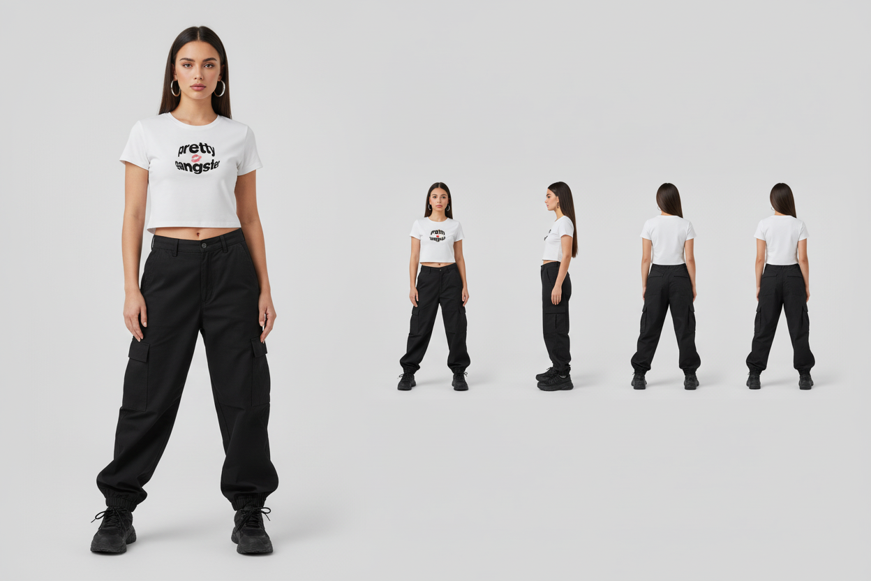 Women's Baby Tee Pretty Gangster