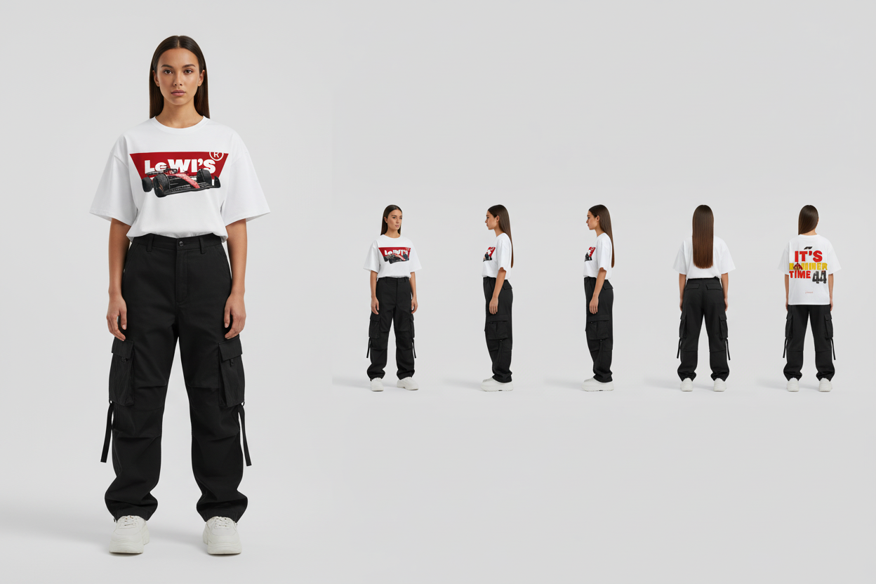 Women's Oversized Ferrari F1 Tee