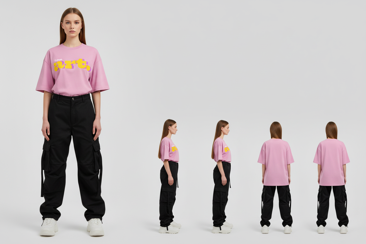 Women's Oversized i am art Tee