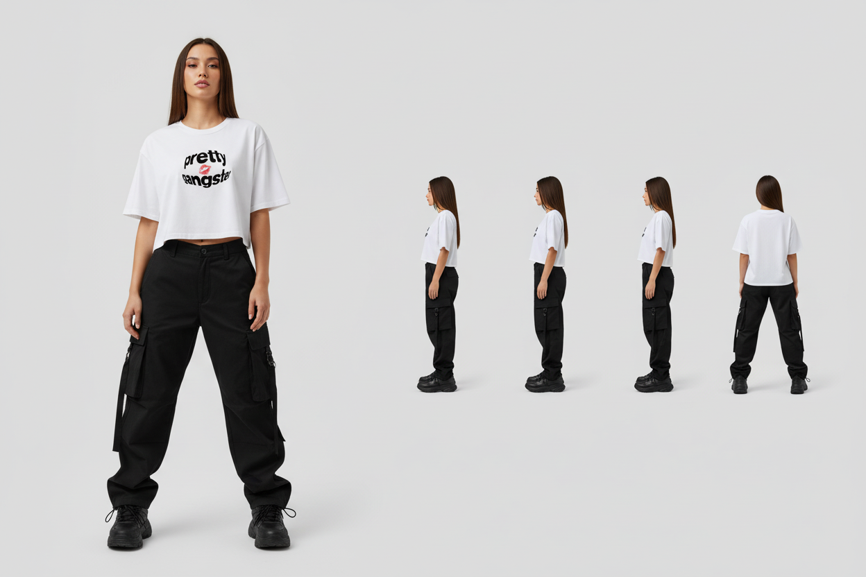 Women's Oversized Pretty Gangster Tee