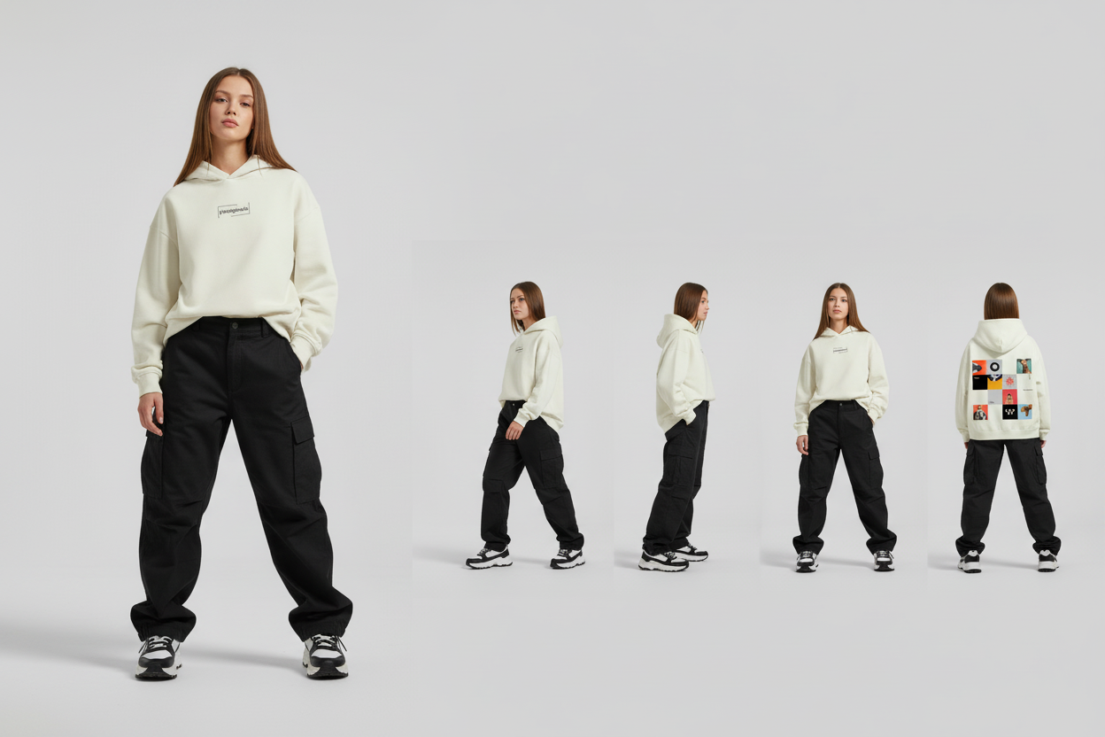 Women's Oversized Wear the Woof Hoodie