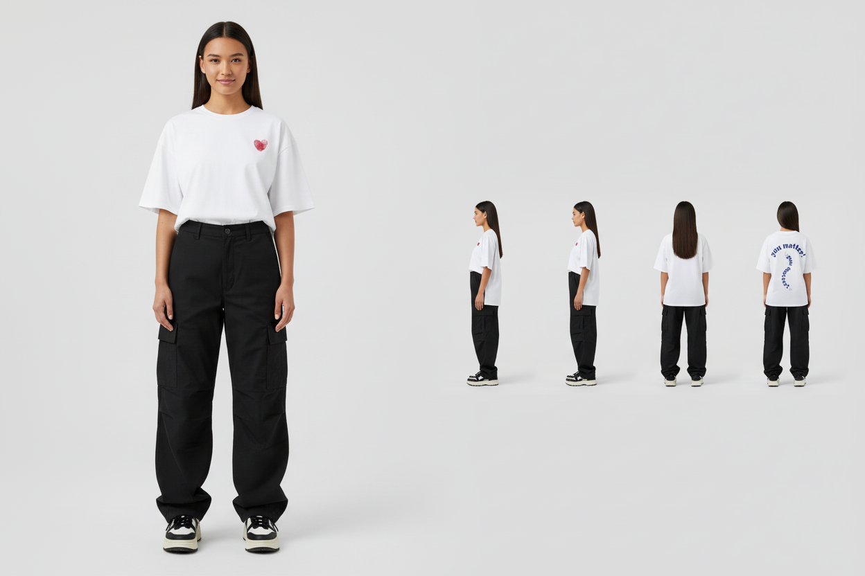 Women's Oversized You Matter Tee New