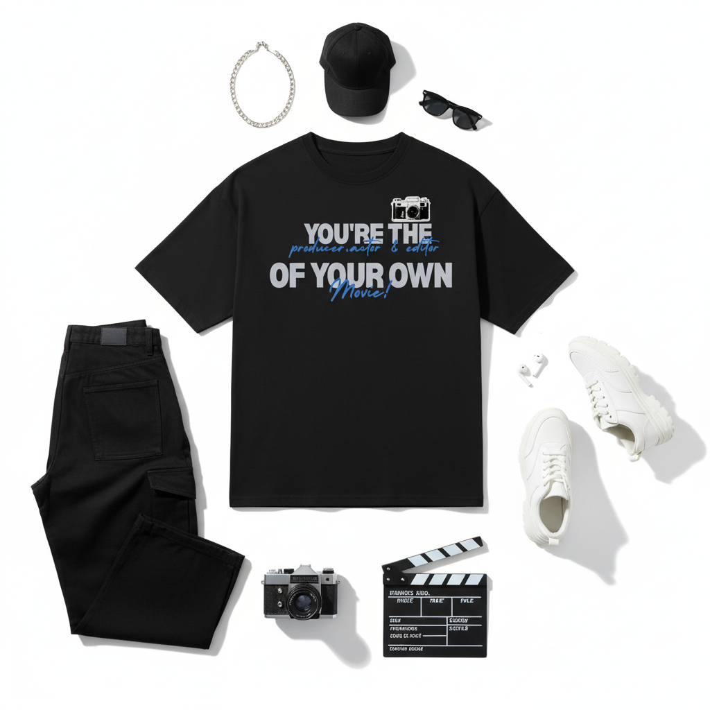 Your Own Movie Flat Lay